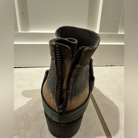 Freebird by Steve. Ankle Boots Phlow Green Phoenix- Vintage!! - Picture 7 of 12